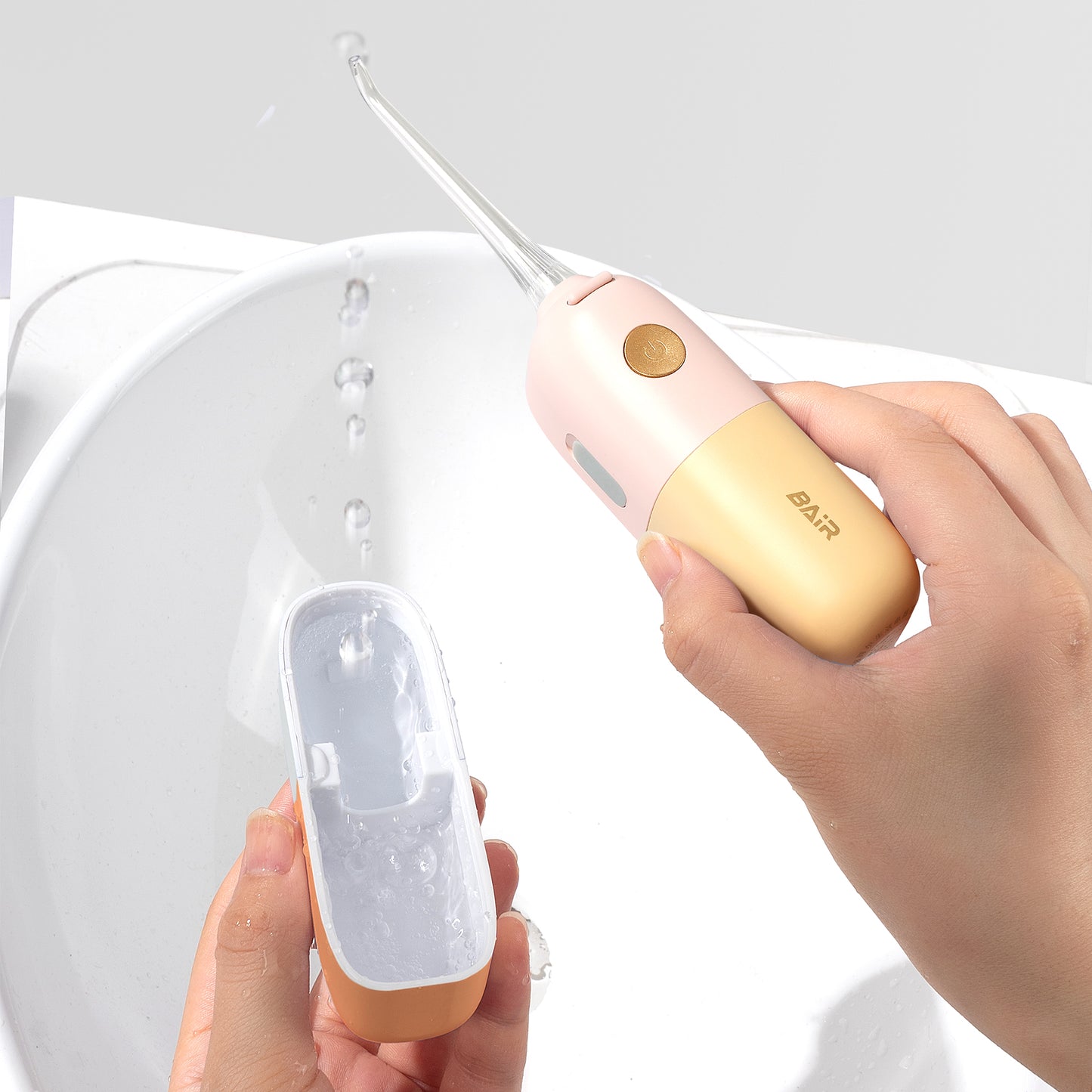 V6 Portable Water Flosser - Pink&Orange