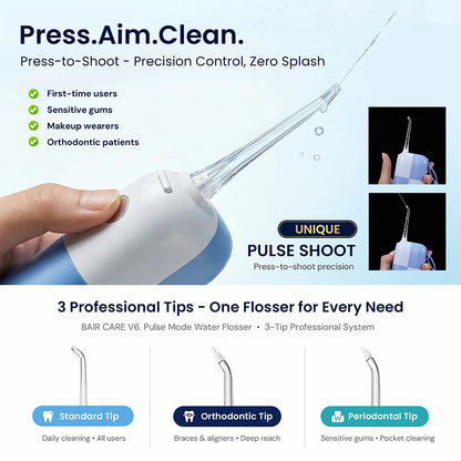 V6 Portable Water Flosser, rechargeable