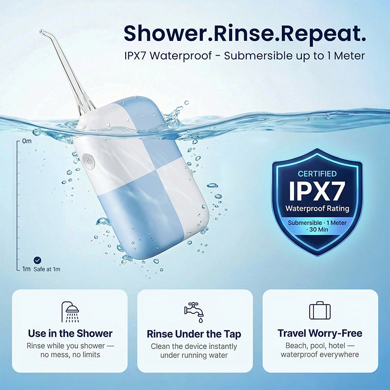 V6 Portable Water Flosser, rechargeable