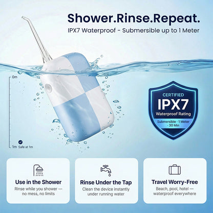 V6 Portable Water Flosser, rechargeable