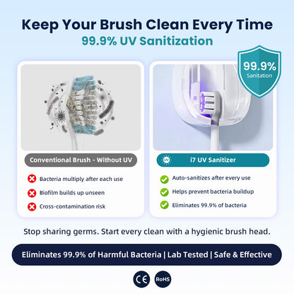 i7 Sonic Vibration & Oscillation Electric Toothbrush