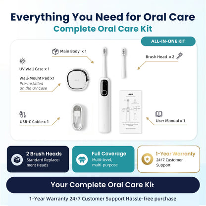 i7 Sonic Vibration & Oscillation Electric Toothbrush